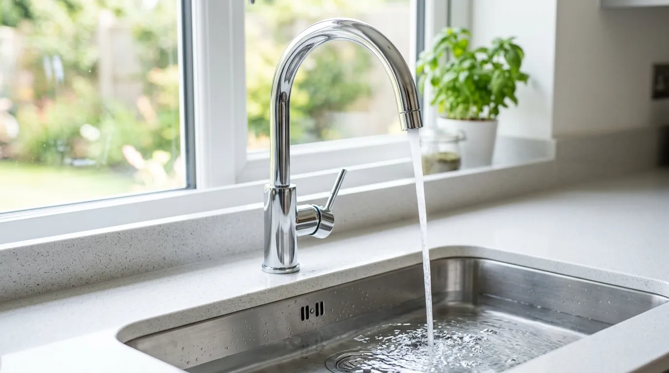 Local Plumbing Master Pros same day plumber fixing a faucet in Waukesha, WI
